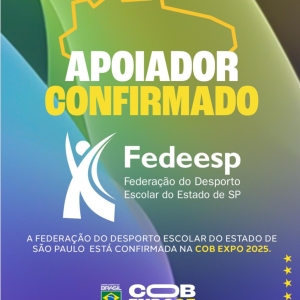 COB Expo 2025 terá ativações da FEDESP e Summit do Esporte Escolar